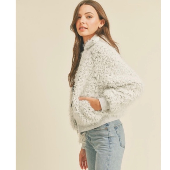 Just In//- Faux Fur bomber Jacket - Picture 8 of 15